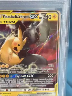 PSA 10 Pikachu & Zekrom GX 33/181 Holo Team Up 2019 Pokemon - Image 5
