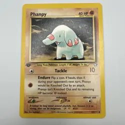 Phanpy ⭐ 43/111 1st Edition Uncommon WOTC Neo Genesis 2000 Pokemon NM -j - Image 2