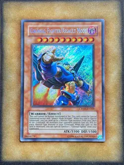 Yugioh Colossal Fighter/Assault Mode CRMS-EN000 Secret Rare NM - Image 1