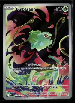 Bulbasaur 133/132 Illustration Rare Mega Evolution Pokemon NM/M - Image 1