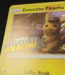 Detective Pikachu SM190 Holo Rare Stamped 2019 Pokemon Movie Sun & Moon Promo LP - Image 4