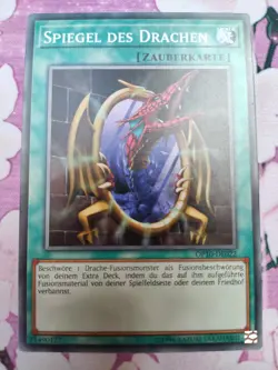 Spiegel des Drachen OP10-DE022 Deutsch near mint Yu-Gi-Oh! Karte - Image 1