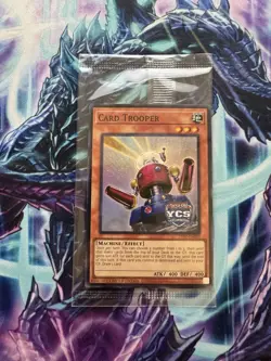 YuGiOh Card Trooper YCS 2025 Prize Card Super Rare Limited Edition Sealed - Image 1