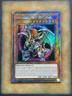 Yugioh Chaos Emperor Dragon - Envoy of the End RA03-EN133 Platinum Secret 1st NM - Image 1