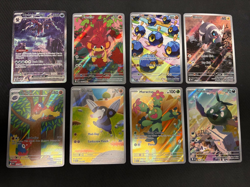 Pokemon 8 Card Lot Black Bolt White Flare Hydreigon Illustration Rare - Image 1