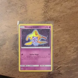 Pokemon TCG Shining Jirachi Shining Legends 42/73 Shiny Holo Rare Basic Card NM - Image 1