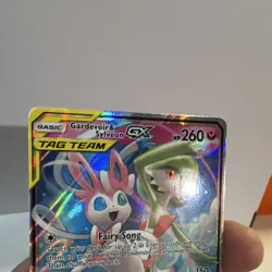 Pokemon Gardevoir & Sylveon GX TAG TEAM Ultra Rare Holo 130/214 Sm-Unbroken Bon… - Image 3