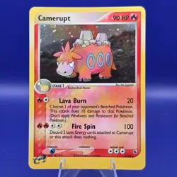 Camerupt 4/109 Holo Rare Ruby & Sapphire Pokemon LP - Image 1