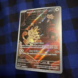 2025 Pokemon Destined Rivals Team Rocket's Meowth #203/182 - Image 1