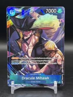One Piece TCG Dracule Mihawk OP09-048 Emperors in the New World Alt Art NM - Image 1