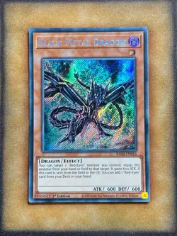 Yugioh Black Metal Dragon RA04-EN016 Secret Rare 1st Ed NM - Image 1