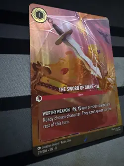 Disney Lorcana Enchanted - The Sword Of Shan-Yu - 219/204 - Image 3