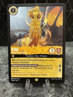 Disney Lorcana TCG Kids Protector Of Atlantis 7/204 Legendary NM - Image 1