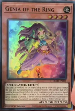 BLZD-EN085 Genia of the Ring Super Rare 1st Ed YuGiOh Preorder - Image 1