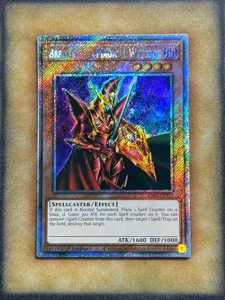 Yugioh Breaker of the Magical Warrior RA03-EN125 Platinum Secret Rare 1st Ed NM - Image 1