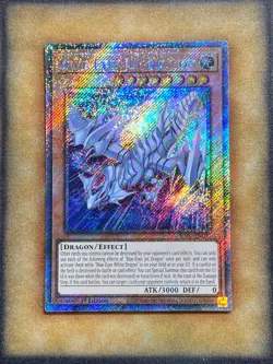 Yugioh Blue-Eyes Jet Dragon RA02-EN017 Platinum Secret Rare 1st Ed NM - Image 1