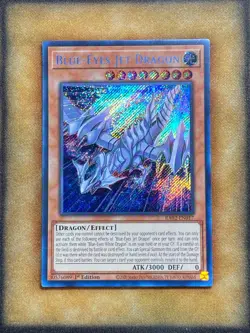 Yugioh Blue-Eyes Jet Dragon RA02-EN017 Secret Rare 1st Ed NM - Image 1