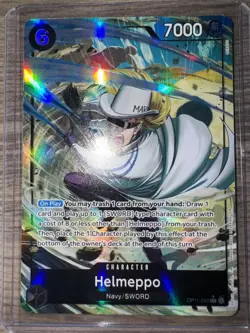 One Piece TCG Helmeppo (Alternate Art) OP11-092 A Fist of Divine Speed Foil - Image 1