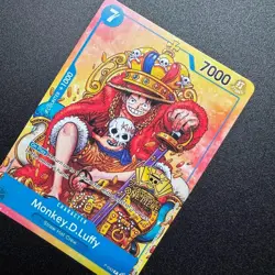 Monkey.D.Luffy P-043 2nd Anniversary Stamped Promo One Piece TCG - English Card - Image 2