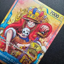 Monkey.D.Luffy P-043 2nd Anniversary Stamped Promo One Piece TCG - English Card - Image 3