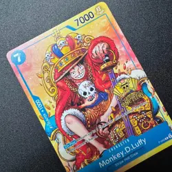 Monkey.D.Luffy P-043 2nd Anniversary Stamped Promo One Piece TCG - English Card - Image 4