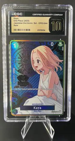 One Piece Kaya OP03-042 2nd Anniversary Set CGC 10 Pristine - Image 1