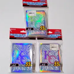 【3 SET】YuGiOh! OCG KC Kaiba Corp Duelist Card Sleeve Protector 55pcs Limted - Image 1