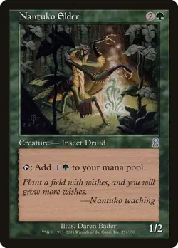 Nantuko Elder Odyssey NM Green Uncommon MAGIC THE GATHERING MTG CARD ABUGames - Image 1