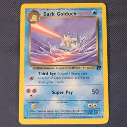 Dark Golduck 37/82 - Team Rocket - Uncommon Pokemon Card - LP - Image 1