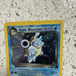 Pokemon TCG Dark Blastoise Holo Rare 3/82 Team Rocket Unlimited 70 HP Card - Image 2