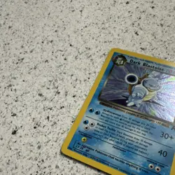 Pokemon TCG Dark Blastoise Holo Rare 3/82 Team Rocket Unlimited 70 HP Card - Image 3