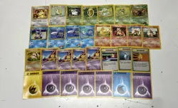 Mixed Vintage Pokemon First Generation Non Holo Trading Card Bundle (Set Of 30) - Image 1