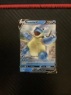 Blastoise V - SWSH101 - Pokemon Sword & Shield Promo Ultra Rare Holo Card NM - Image 1