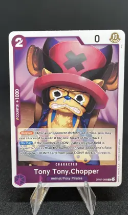Tony Tony.Chopper OP07-066 RARE (R) One Piece Card Game NM English - Image 1