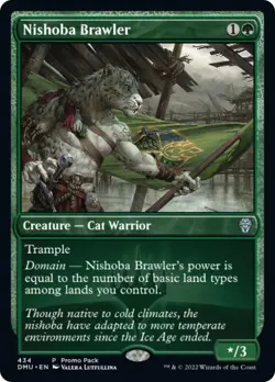 Nishoba Brawler (FNM Promo Pack) FOIL Dominaria United NM Uncommon CARD ABUGames - Image 1