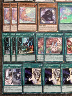 YuGiOh 70 Card Purrely & Melffy Deck w/ Link XYZ Extra & Side Deck - Image 5