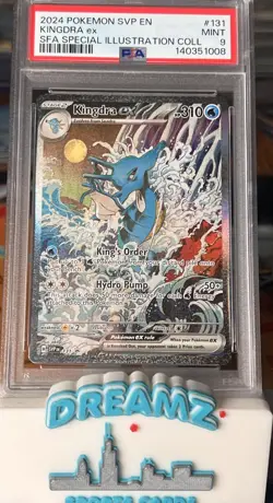 Kingdra ex 131 Sv: Scarlet & Violet Promo Card Graded PSA 9 - Image 1