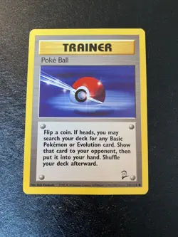 Trainer Poke Ball 121/130 Base Set 2 Pokemon Card - Image 5