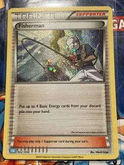 Fisherman 022/034 Pokemon Trading Card Game Classic Holo CLB - NM - Image 1
