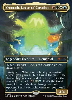 MTG Foil Secret Lair Omnath, Locus of Creation #1686 - Image 1