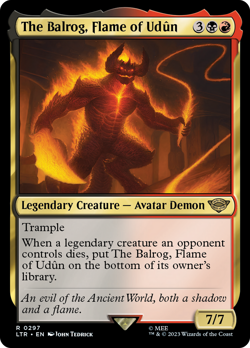 The Balrog, Flame of Udun LOTR: Tales of Middle-earth NM - Image 1