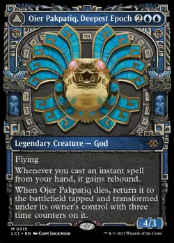 MTG Lost Caverns of Ixalan Ojer Pakpatiq, Deepest Epoch/Temple of Cyclical Time - Image 1