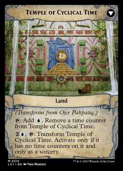 MTG Lost Caverns of Ixalan Ojer Pakpatiq, Deepest Epoch/Temple of Cyclical Time - Image 2