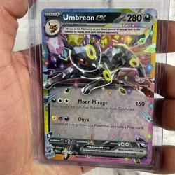 Pokemon TCG SV Prismatic Evolutions Umbreon EX 060/131 Double Rare Holo NM/MT - Image 1