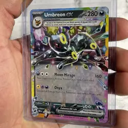Pokemon TCG SV Prismatic Evolutions Umbreon EX 060/131 Double Rare Holo NM/MT - Image 2