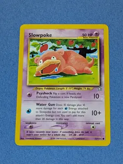 Pokemon TCG Nm Slowpoke Neo Genesis 73/111 Regular Unlimited Common Wotc - Image 2