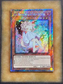 Yugioh Ash Blossom & Joyous Spring RA04-EN025 Platinum Secret Rare 1st Ed NM - Image 1