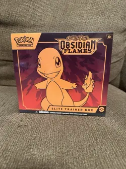 Pokemon: Scarlet & Violet 3: Obsidian Flames Elite Trainer Box - 9 Packs 820650853913 - Image 1