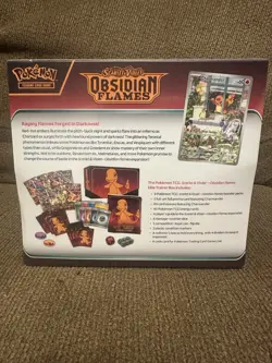 Pokemon: Scarlet & Violet 3: Obsidian Flames Elite Trainer Box - 9 Packs 820650853913 - Image 2