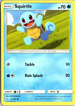 Squirtle 23/181 C Team Up Pokemon NM/M - Image 1